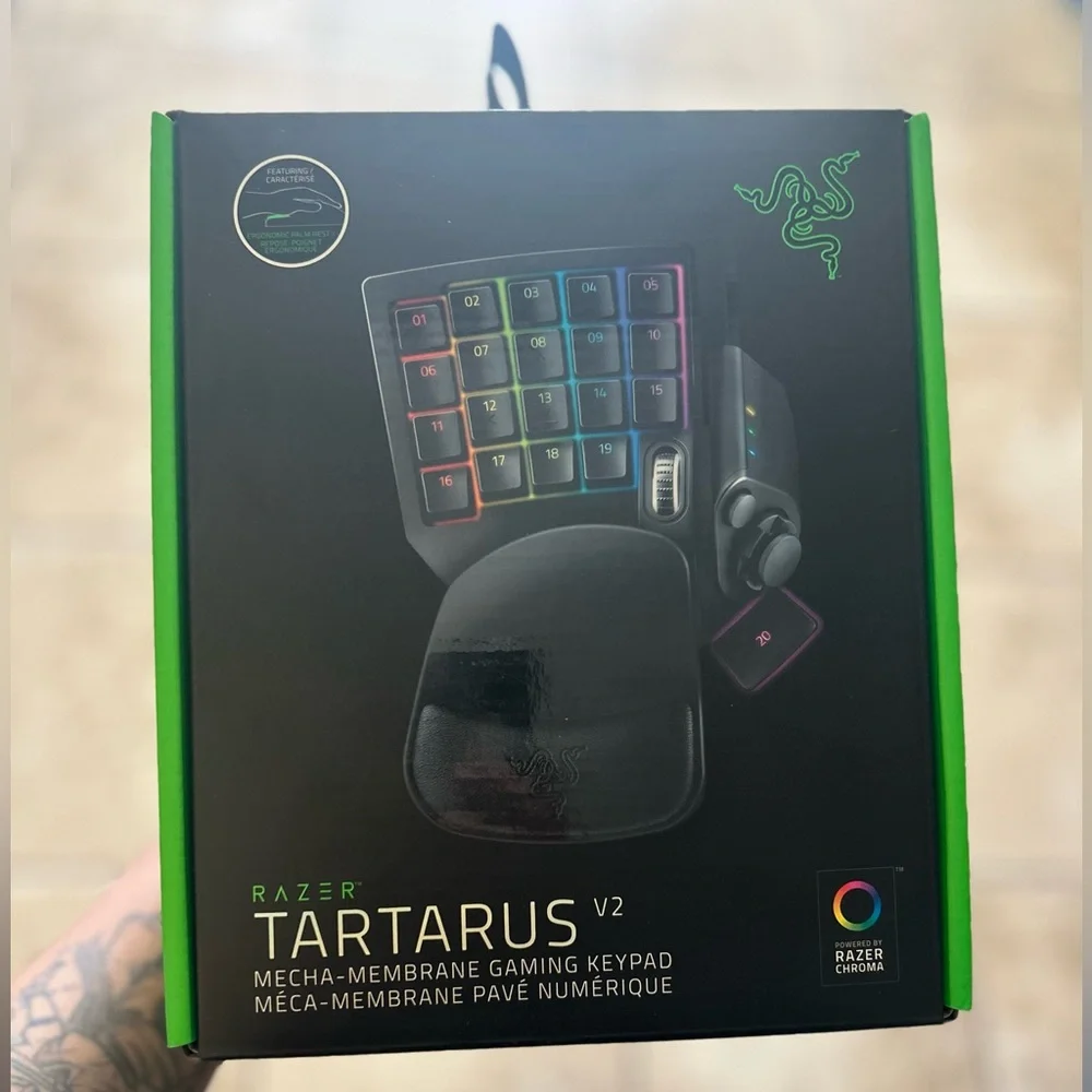 Razer Black Gaming Keypad with RGB Lighting